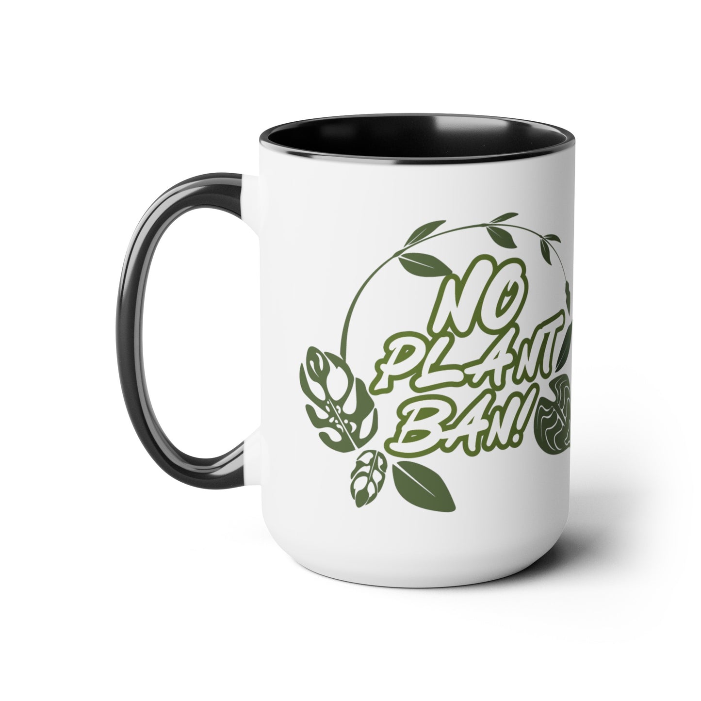 NO BAN Coffee Mugs, 15oz